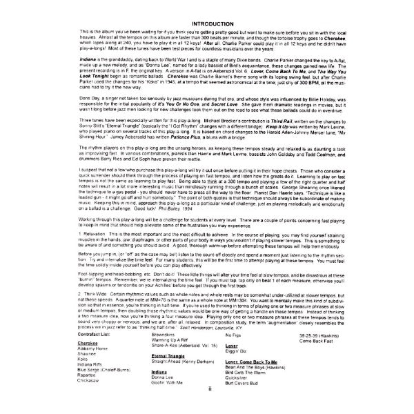 Aebersold vol. 61: Burnin'!!!