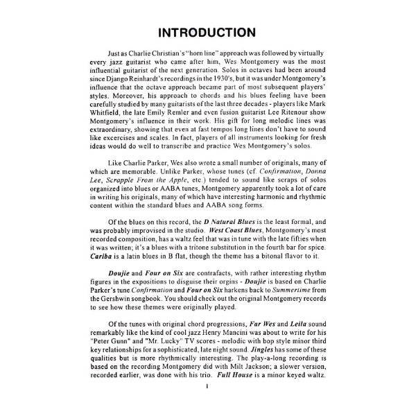 Aebersold vol. 62: Wes Montgomery