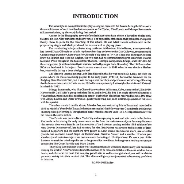 Aebersold vol. 64: Salsa Latin Jazz