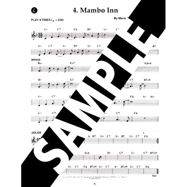 Aebersold vol. 64: Salsa Latin Jazz