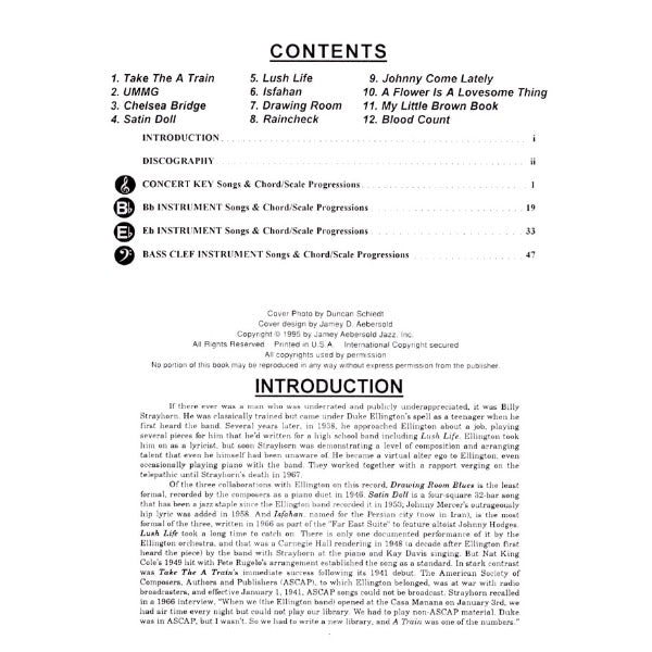 Aebersold vol. 66: Billy Strayhorn