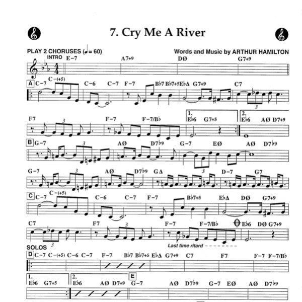 Aebersold vol. 131: Cry Me A River