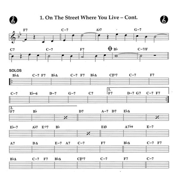 Aebersold vol. 132: On The Street Where You Live