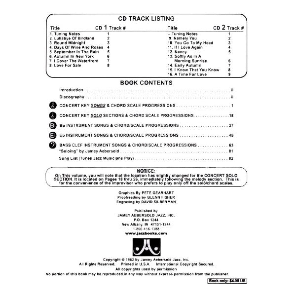 Aebersold vol. 40: Round Midnight