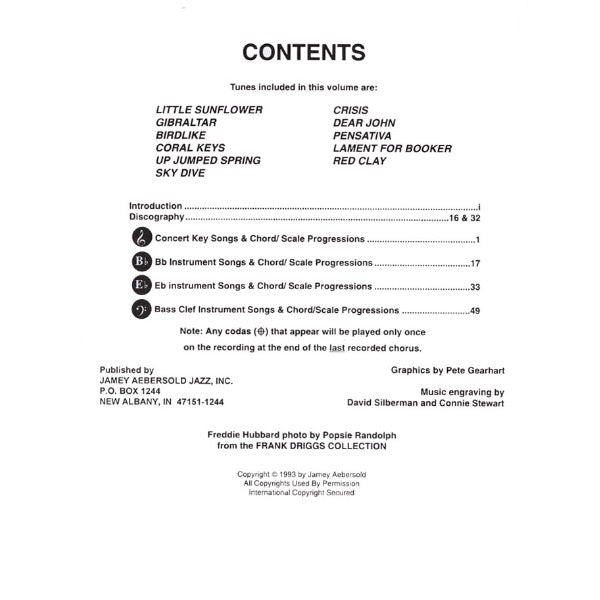 Aebersold vol. 60: Freddie Hubbard