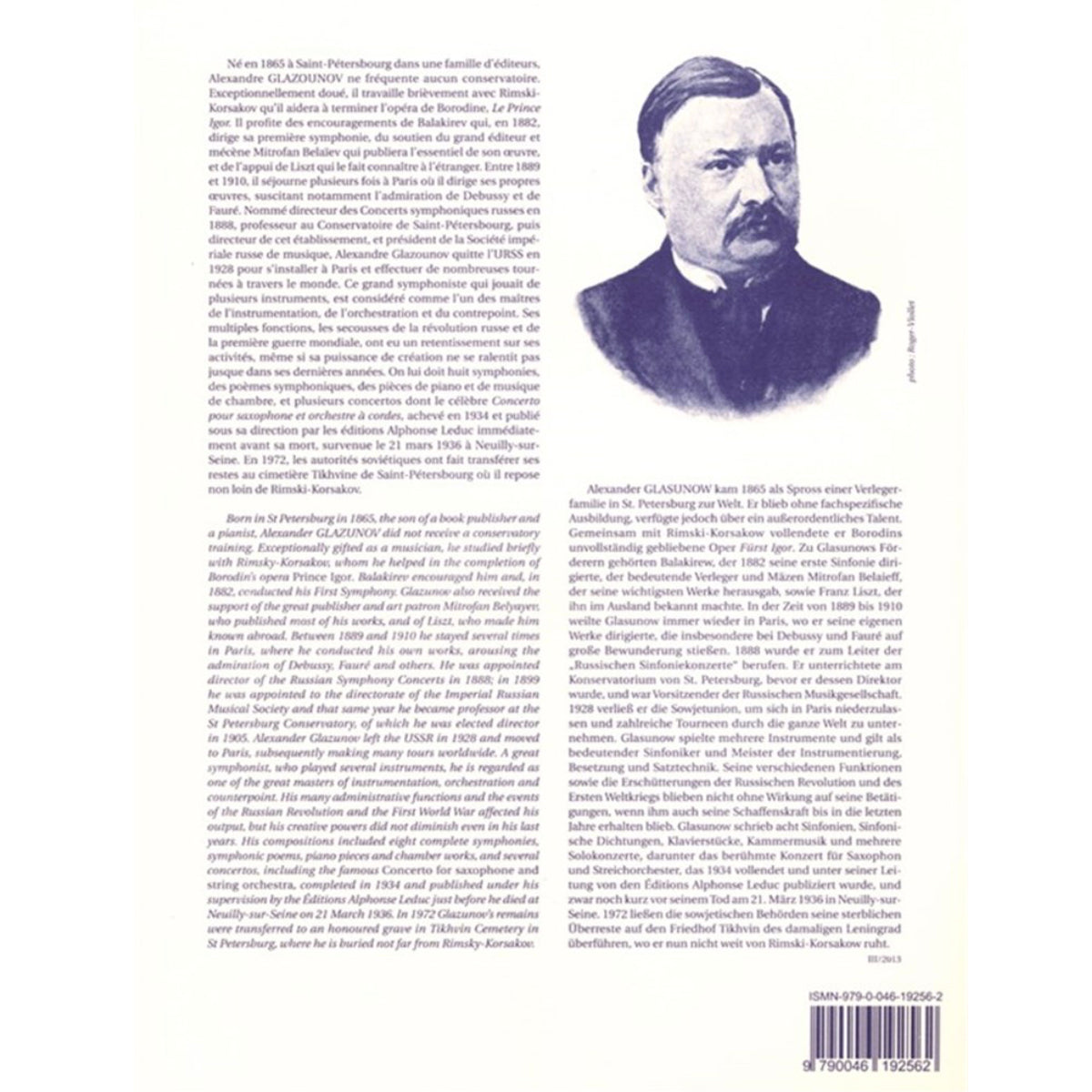 Concerto Op. 19 En Mi Bemol altsax & piano