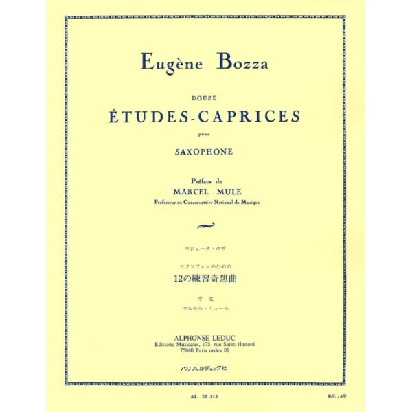 12 Etudes-Caprices saxofoon