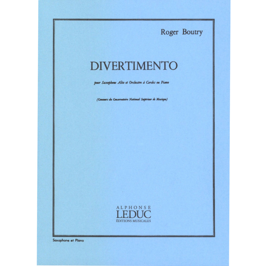 Divertimento altsax & piano