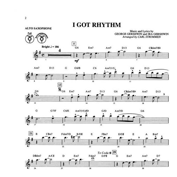 Gershwin by Special Arrangement altsax
