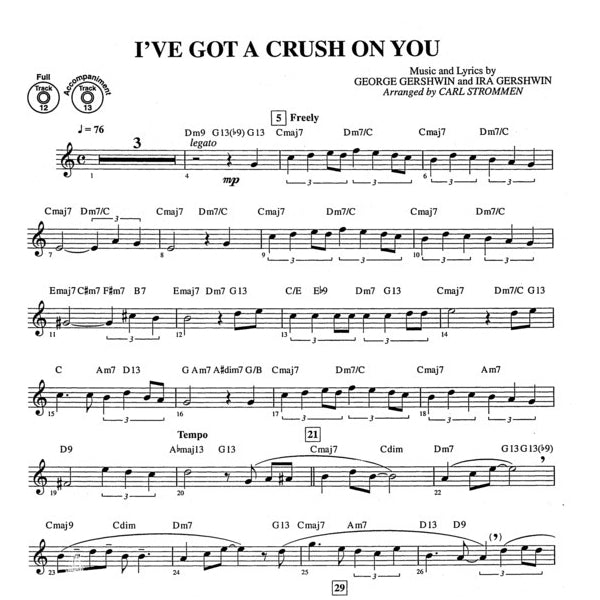 Gershwin by Special Arrangement tenorsax