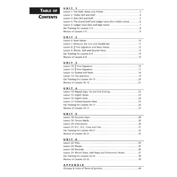 Alfred's Essentials of Music Theory: Book 1