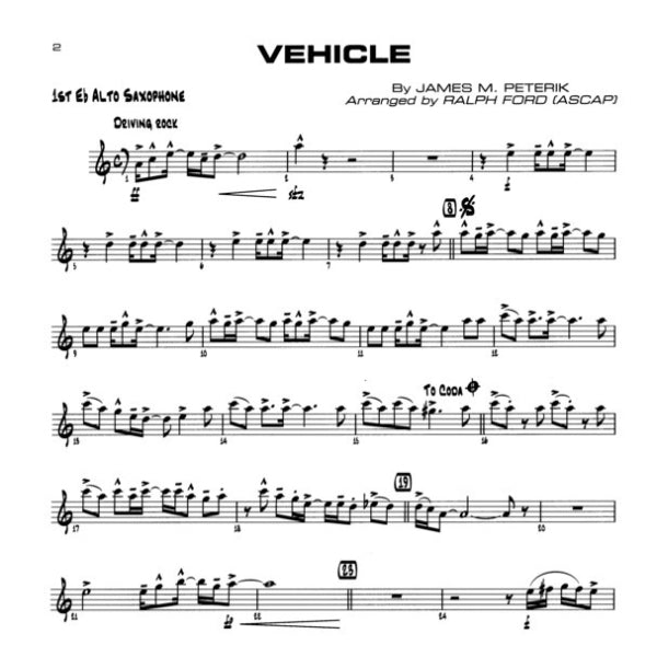 Sittin' With The Big Band vol. 1 altsax