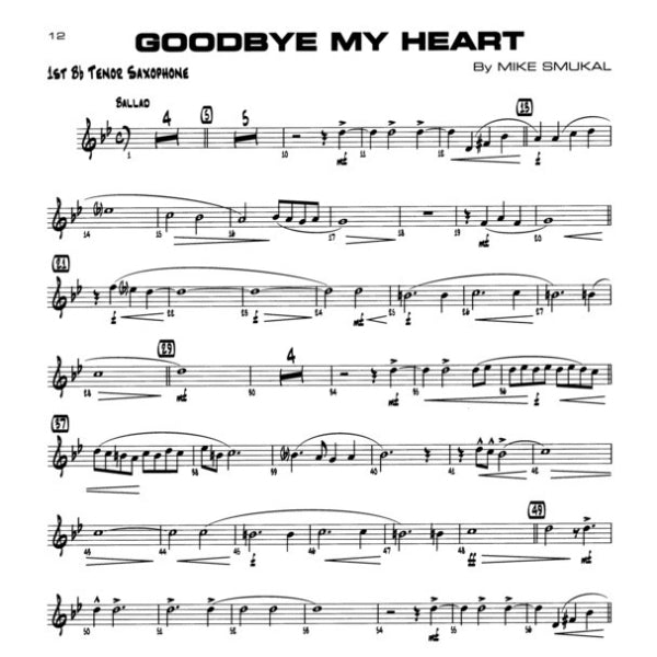 Sittin' With The Big Band vol. 1 tenorsax