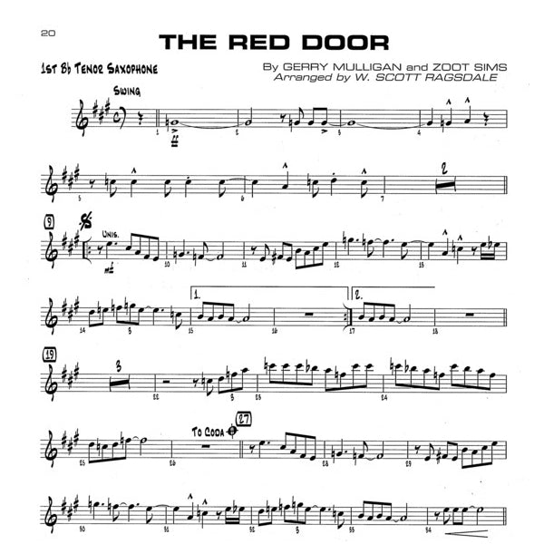 Sittin' With The Big Band vol. 2 tenorsax