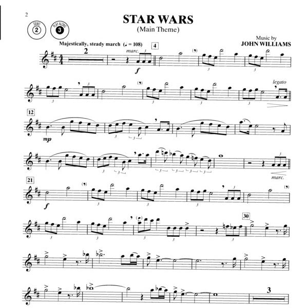 Star Wars: A Musical Journey Episodes I-VI altsax