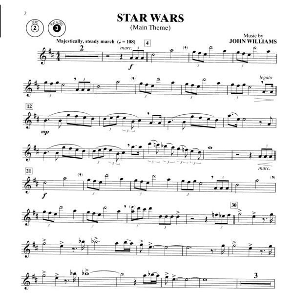 Star Wars: A Musical Journey Episodes I-VI tenorsax