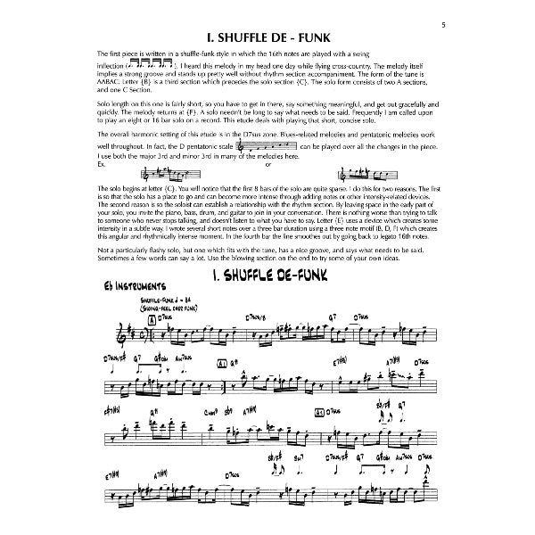 Bob Mintzer: 14 Blues & Funk Etudes Eb