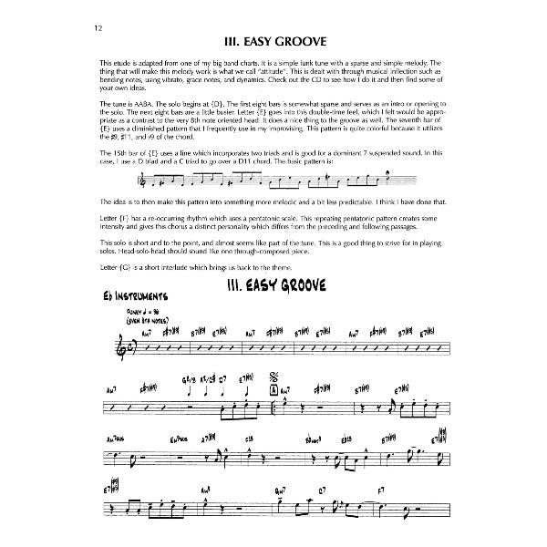 Bob Mintzer: 14 Blues & Funk Etudes Eb