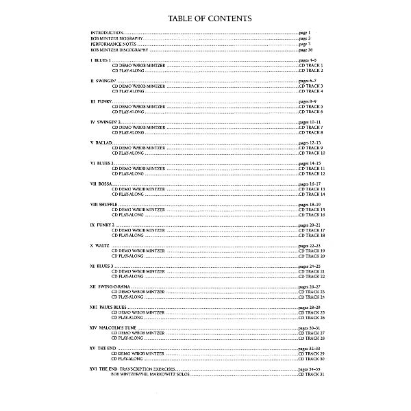 Bob Mintzer: 15 Easy Jazz, Blues & Funk Etudes Eb