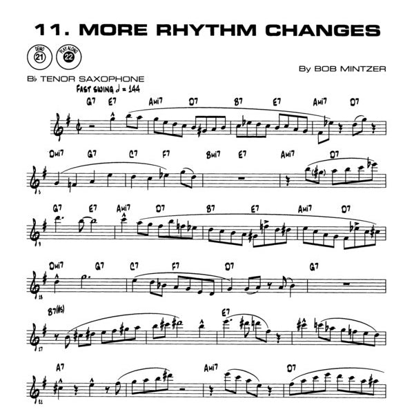 Bob Mintzer: 12 Contemporary Jazz Etudes Bb