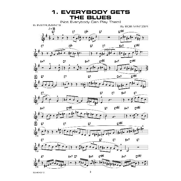 Bob Mintzer: 12 Contemporary Jazz Etudes Eb