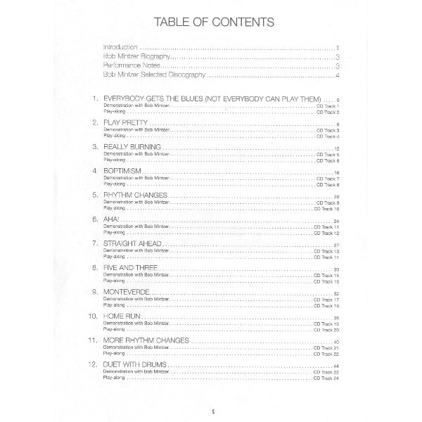 Bob Mintzer: 12 Contemporary Jazz Etudes Eb