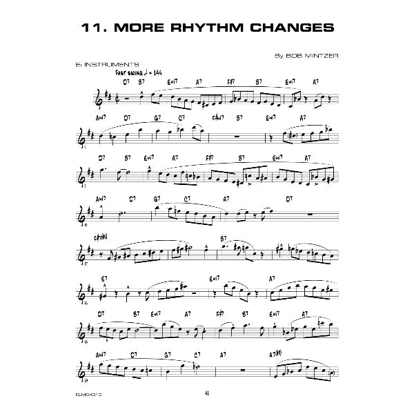 Bob Mintzer: 12 Contemporary Jazz Etudes Eb