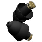 Alpine MusicSafe oordoppen in het zwart met gouden filters