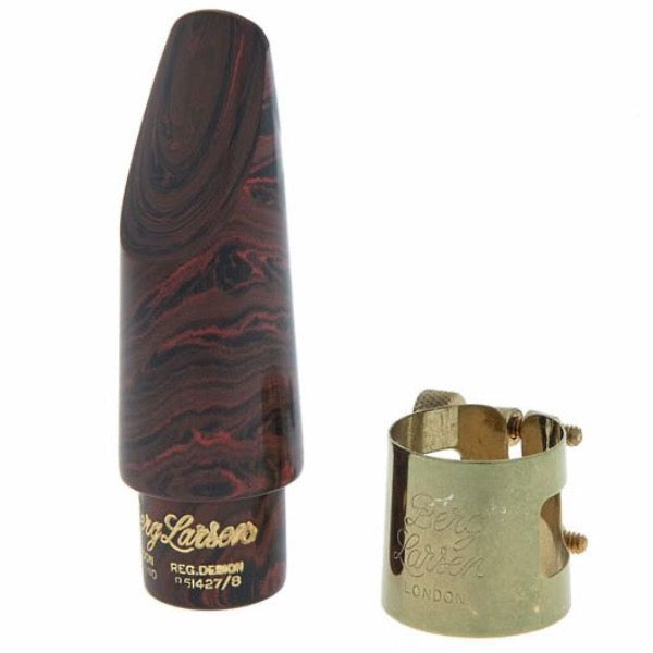 Berg Larsen Grained Ebonite altsax mondstuk