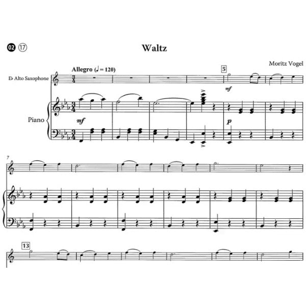 15 Easy Classical Solos altsax & piano