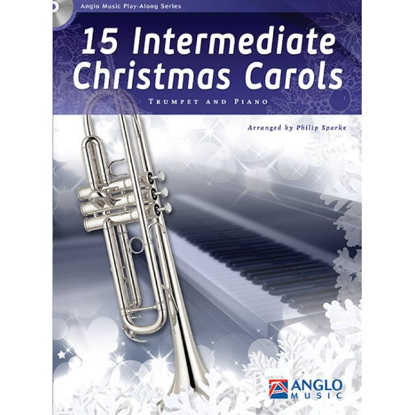 15 Intermediate Christmas Carols Bb trompet & piano
