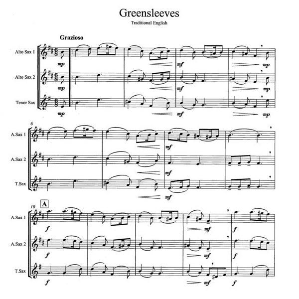 Three's A Crowd: Book 2 alt- & tenorsax