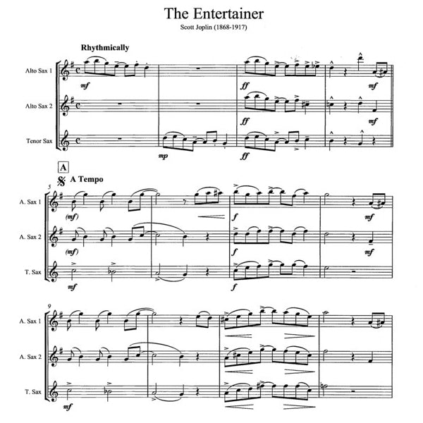 Three's A Crowd: Book 2 alt- & tenorsax