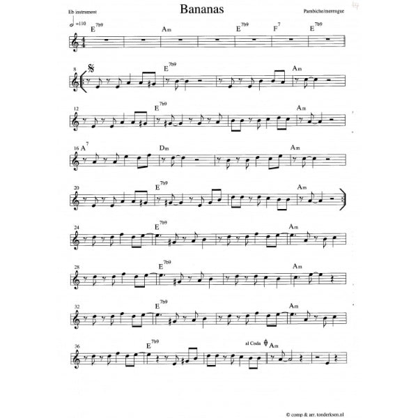 Ton Derksen: Antonio's Salsa alt- & baritonsax