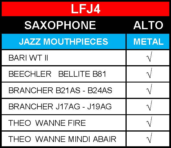 BG FLEX Jazz LFJ4 altsax rietbinder