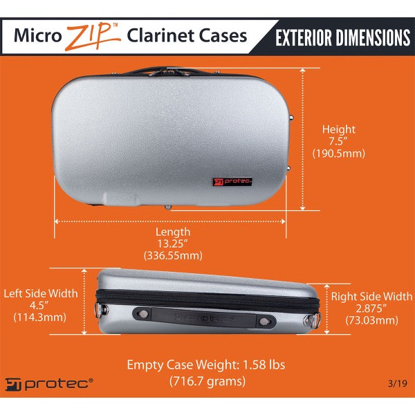 Protec Micro Zip BM307SX Bb klarinet koffer