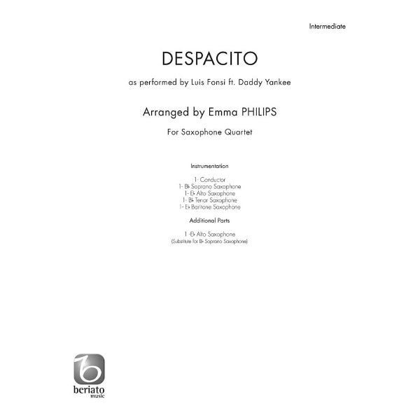 Despacito saxofoon kwartet