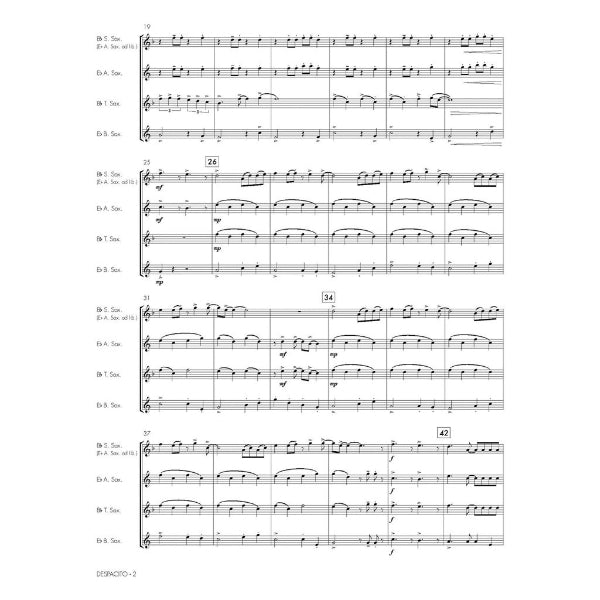 Despacito saxofoon kwartet