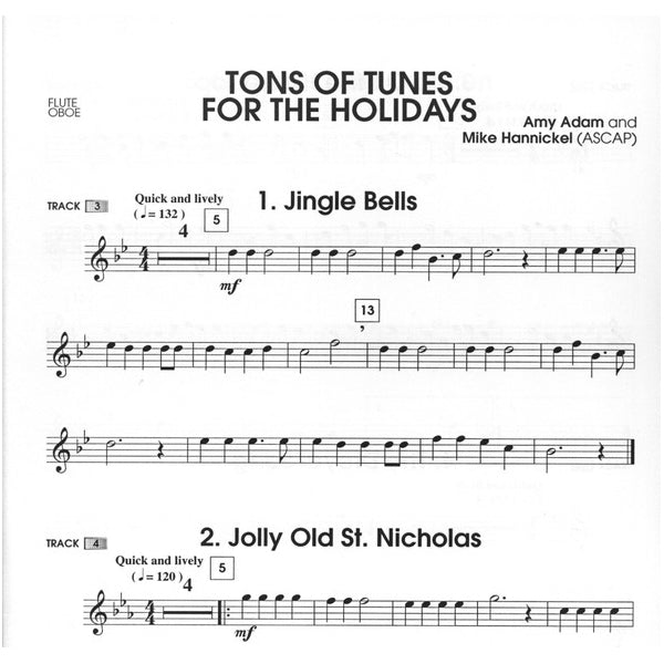 Tons of Tunes for the Holidays dwarsfluit