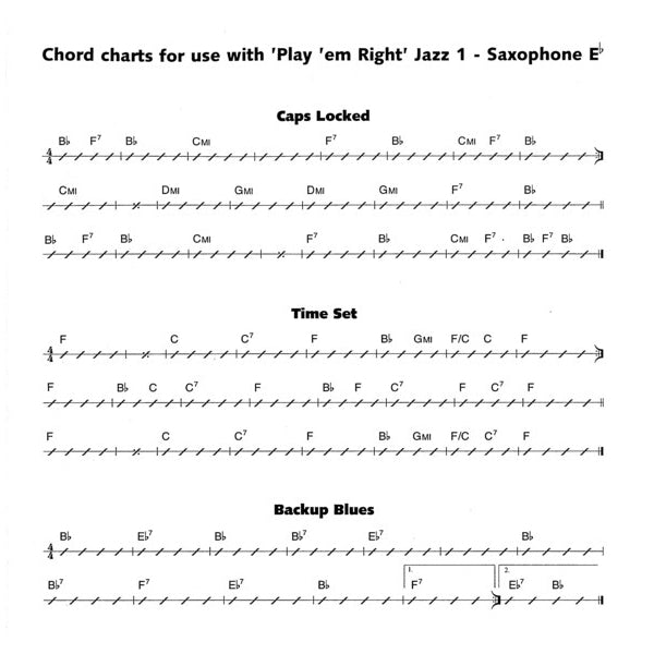 Play 'em Right! Jazz 1 saxofoon
