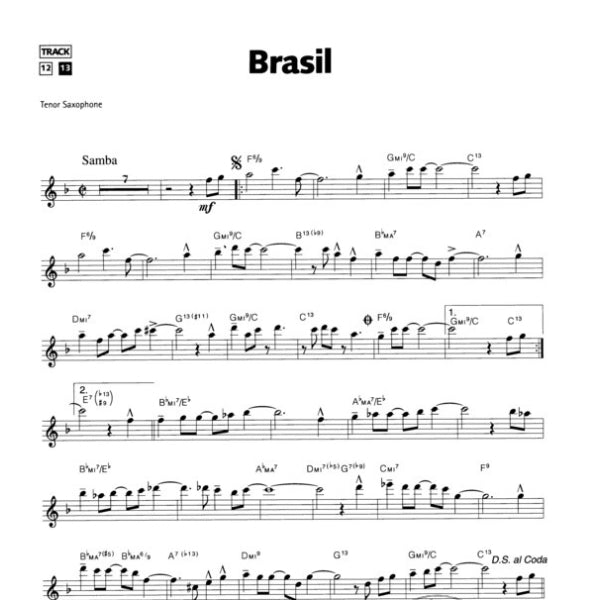 Play 'em Right! - Play Along alt- en tenorsax