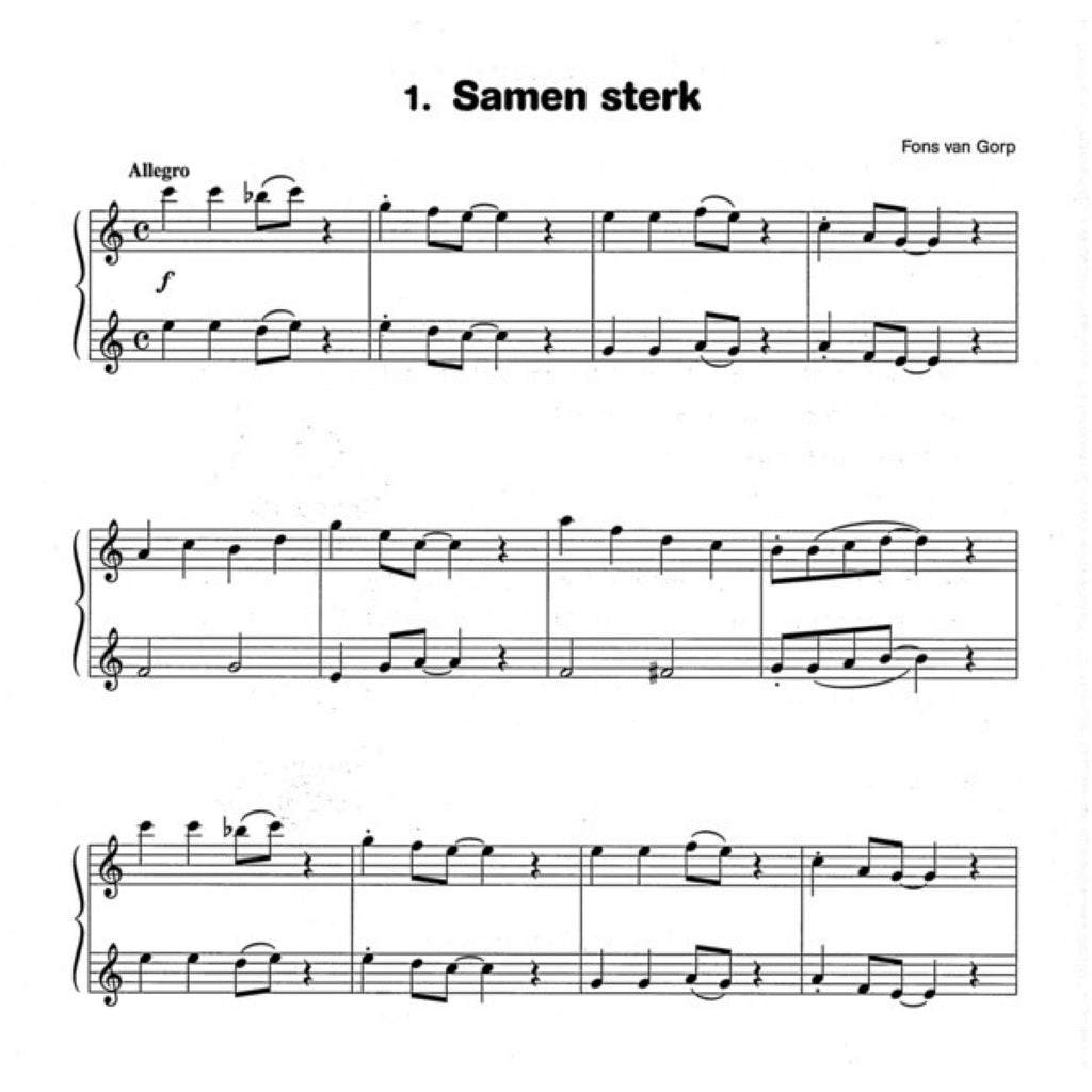 Horen, lezen & spelen: Duoboek 2 alt- & baritonsax