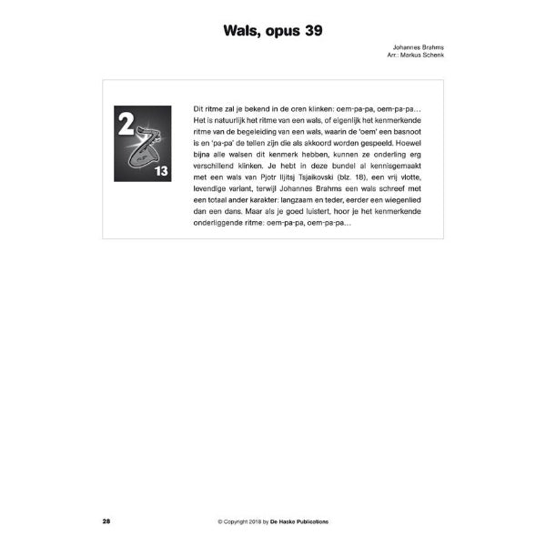 Horen, lezen & spelen: De mooiste klassiekers tenorsax & piano