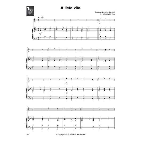 Horen, lezen & spelen: De mooiste klassiekers tenorsax & piano