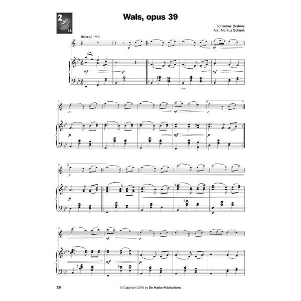 Horen, lezen & spelen: De mooiste klassiekers tenorsax & piano