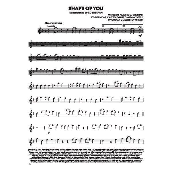 Instrumental Play-Along: Super Hits altsax