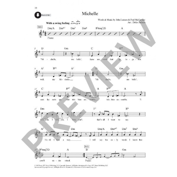 Beatles Classics altsax & piano