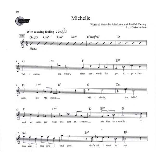 Beatles Classics tenorsax & piano