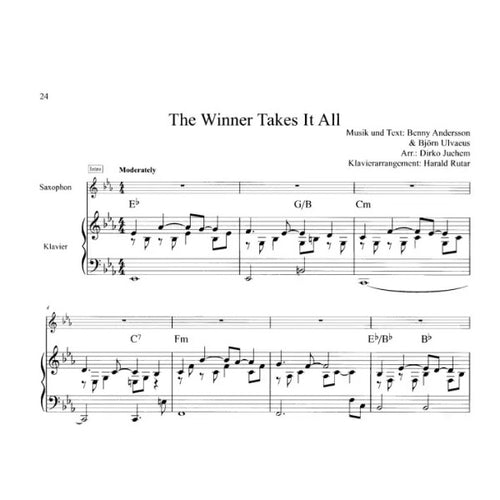 Abba Classics altsax & piano