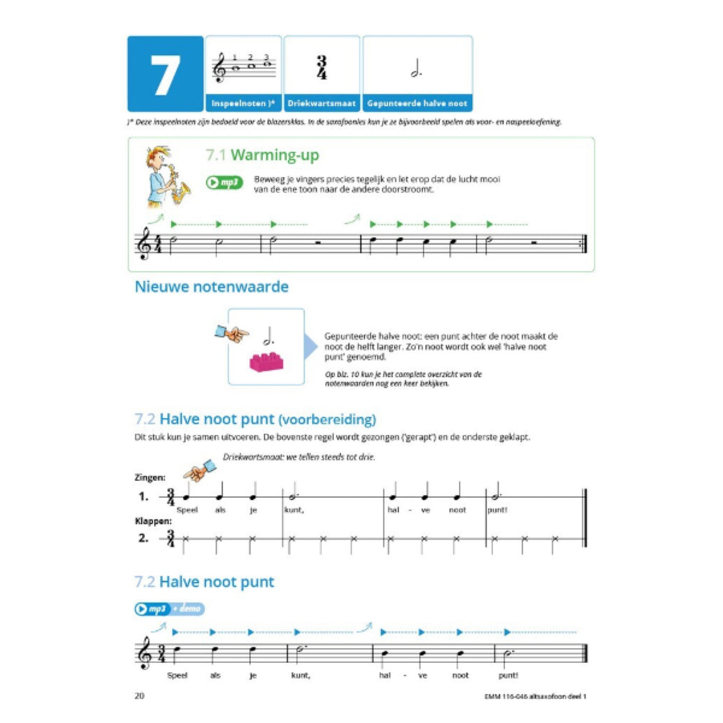 Samen Leren Samenspelen 1 altsax